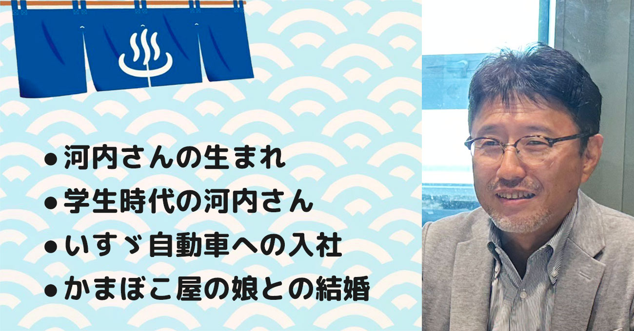 【河内 肇さん】(株)河内屋 代表取締役社長。 テーマ1